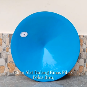 60cm Alat Dulang Emas Dulangan Mas Fiber Polos Biru Gold Pan Panning