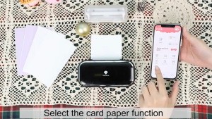 Phomemo 80mm Thermal Card Paper NON-Adhesive For M03 PrinterDIY Gift Card Postcard