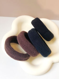 Thick Wide Hair Ties: High Elasticity & Korean Style