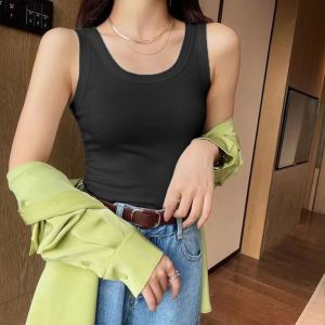 Lieoyuarn | Slim Fitting Ribbed Vest Top
