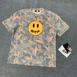 Trendy Drewcnm Summer T-Shirt Womens Loose Short Sleeve Letter Print Creative Street Style Cotton 100% Casual Fashion Top