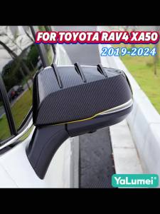 Ốp Gương Chiếu Hậu Bên Hông Xe Toyota RAV4 XA50 2019-2025 Hybrid Chất Liệu ABS Mạ Crom Phụ Kiện Trang Trí