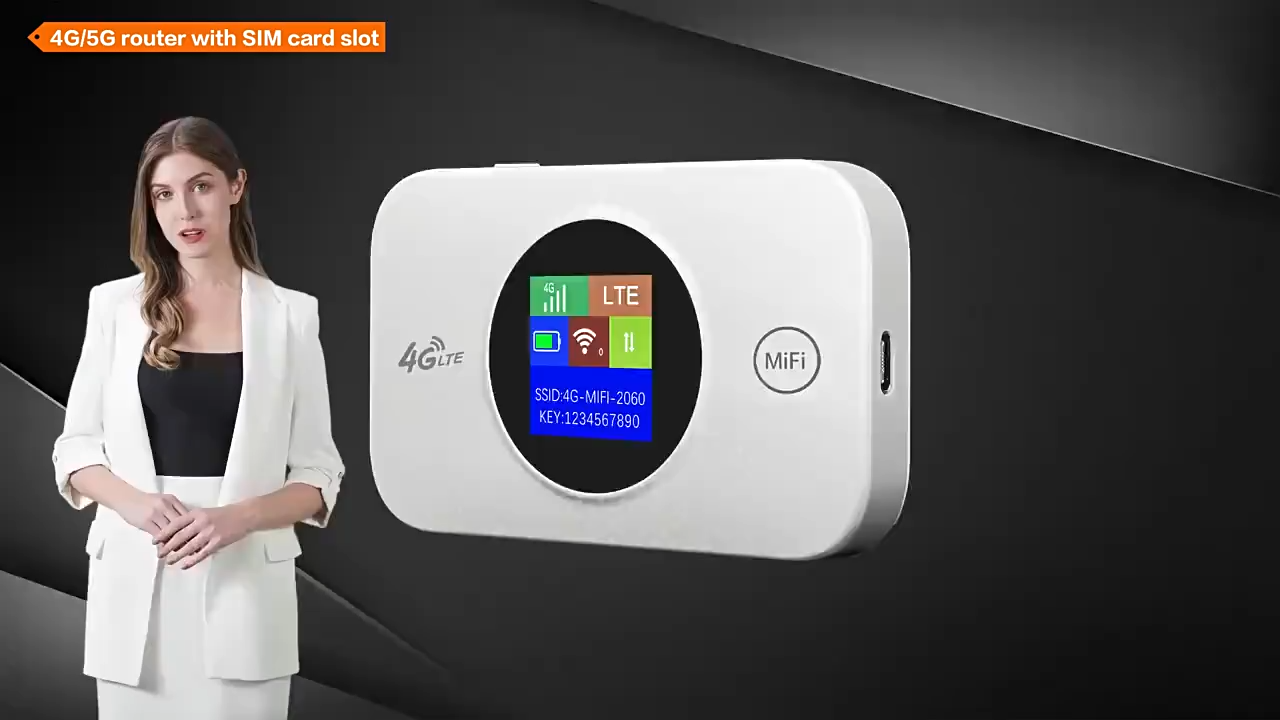 ไวไฟพกพา Pocket WiFi 4G/5G ไวไฟพกพาใส่ซิม Pocket WiFi 4G ไวไฟพกพา รองรับทุกซิม โมบายไวไฟ Router รองรับทุกซิม