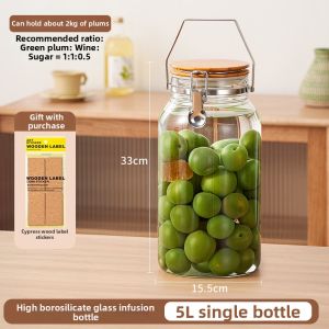 Fruit Wine Brewing Glass Sealed Jar