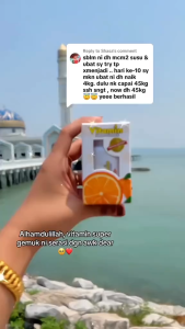 Vitamin Super Gemuk Weight Gain Supplement Orange Flavor 100% Quality Ideal Body Shape 2 Bottles Halal Certified