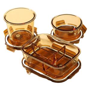 SENGAOPAI | Microwave Safe Glass Meal Box For Working Professionals With Compartment