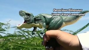 Đồ Chơi Khủng Long Bóp Tay Âm Thanh Đèn Lắc Đuôi và Đầu có nhạc đèn vui nhộn troll bạn bè tương tác trẻ nhỏ (hàng sẵn)