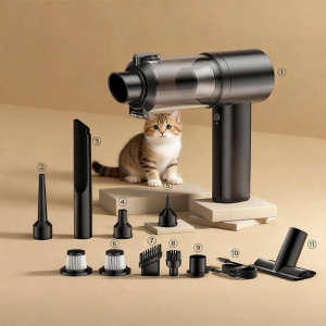 HELLOLEIBOO | Pet Hair Remover Automatic Wireless Vacuum Cleaner