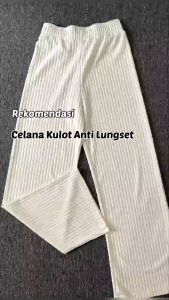 KULOT HIGHWAIST BAHAN RIB KNITT HIGH QUALITY PINGGANG TALI