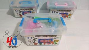 Mainan Pasir Ajaib 1 kg Lengkap Magic Sand