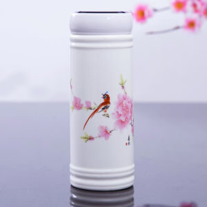 Color Changing Ceramic Insulated Mug Mens Womens Tea Cup Jingdezhen Water Cup Female Student Korean Style Insulated Cup