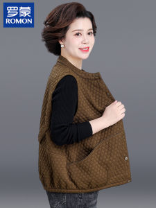 Áo Khoác Cardigan Dệt Kim Ngắn Mùa Thu Màu Trơn Thời Trang Cho Phụ Nữ Trung Niên Và Cao Tuổi Áo Len Cardigan Cổ Tròn Tay Dài Thường Ngày