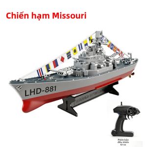 Mô Hình Tàu Chiến Điều Khiển Từ Xa Sẵn Sàng Sử Dụng Trên Nước
