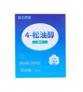 RunerShuJia Four Spruce Oil Alcohol Fungus Removal Wet Wipes Eye Cleaning Cotton Pads Moisturizing Hydrating Household Essentials