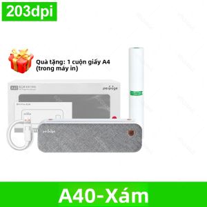 Máy In Nhiệt Di Động Peripage A40 304dpi Không Dây A4 Văn Phòng Kinh Doanh Du Lịch Máy Tính Di Động In Dễ Dàng Mang Theo Cho Công Việc Bài Tập Về Nhà