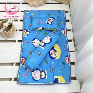 Bộ nệm cho bé đi học mẫu giáo vải Thắng Lợi thoáng mát phù hợp bé 1-5 tuổi