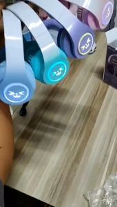 Headphone Anak HiFi High Frequency Headphone Gaming Earphone bluetooth Wireless Earphone MIC Headphone Bluetooth