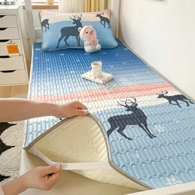 Ice Silk Cooling Mattress Pad Single/Double