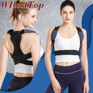 Adjustable Back Support for Neck Back Shoulder Pain Relief Muscle Memory Memory Foam Straightener for Office Chair Car Seat