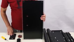 Chân Đế Tivi Đa Năng E606 - Mặt Kính Cường Lực 32-55 inch