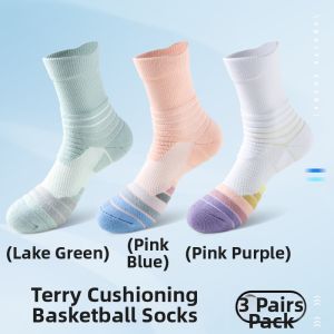 FENGTING | Sweat Absorption Antimicrobial Non-slip Thickening Basketball Crew Socks