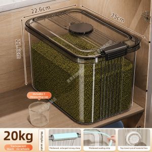 MEIZHUFU | Moisture Proof and Insect Repellent Food Storage Container