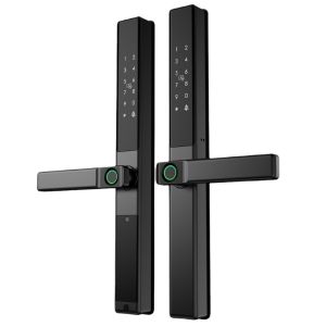 Double sides Fingerprint Smart Aluminum lock 2885 3085 mortise Waterproof IP65 ttlock Tuya Wifi card Pincode digital Grill Door Lock