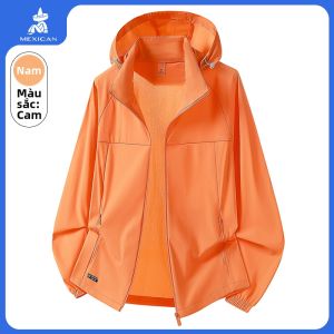 Mexican | Áo Khoác Hooded Có Zipper Chống Tia UV UPF150 Siêu Nhẹ