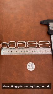 Khoen Tăng Đưa Dây Túi Xách Màu Bạc Sáng Chất Hợp Kim Phụ Kiện Làm Túi Đeo Bóp Ví Thủ Công Handmade DIY