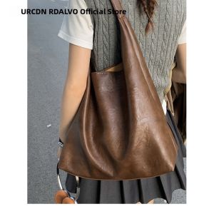 URCDN RDALVO | Retro Style Large Capacity Tote Bag For Women Work Commute