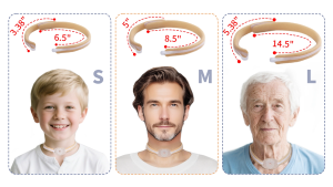 Ehucon Tracheostomy Tube Holder Adjustable Trach Tube Strap with Soft Foam Padding Secure Tracheostomy Band（5pcs）