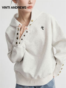 Loose Hoodie Womens Top