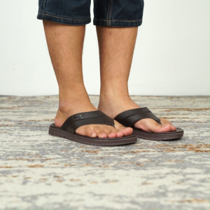 Homyped Almaz 01 Sandal Jepit Terapi Pria Sandal Kulit Pu Ukuran Eu 39-43 Warna Cokelat Dan Hitam Merek Homyped - Lazada
