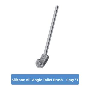 Flexible Bristle Toilet Brush Long Handle
