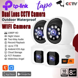 TP-LINK HD Dual lens CCTV Camera Wifi Connect 360 Waterproof Surveillance Two-Way Audio Night Vision IP Security Cameras