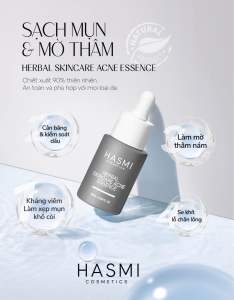 Combo 5 Serum mụn thảo dược HASMI đánh bay mụn sạch thâm trong 7 ngày