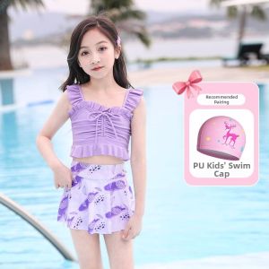 Child Summer 2024 New Fresh Style Girls Swimsuit