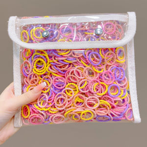 Dây Buộc Tóc Đàn Hồi Cho Trẻ Em Dây Buộc Tóc Nhỏ Không Gây Tổn Thương Cho Tóc Phụ Kiện Tóc Dễ Thương Cho Bé Gái Thương Hiệu Risiqi