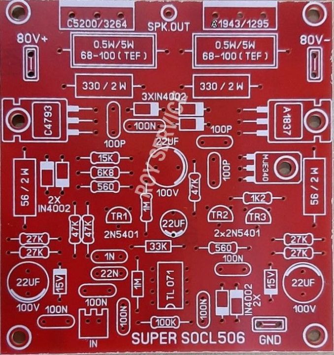 PCB SOCL 506 / PCB Kit Driver Super OCL 506 / PCB Kit Driver Power