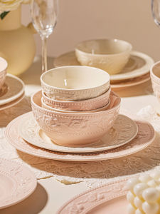 YICHEN | French Creamy Style Underglaze Porcelain Dishes