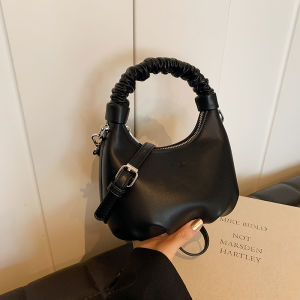 Fashionable Pea Shaped Handbag Womens Shoulder Bag Summer New Style Versatile Simple Design High-End Sensation Trendy Ladies Purse