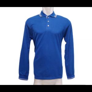 Kaos T-Shirt Pria Lengan Panjang - Kaos krah polos seragam Tangan panjang