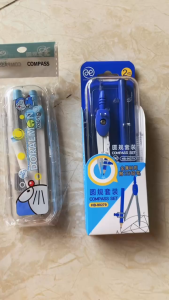 Bộ compa chì đơn kèm ruột chì 9301/HB-90279 tặng hộp đựng