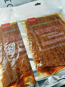 Princes Red Oil Tofu Snack Nostalgic Childhood Craving Reliever Spicy Strip Dormitory Delightful Snack Tofu Skin 150g Bag