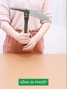 Xẻng Đa Năng 4 Chức Năng Gấp Gọn Gàng Có Bao Đựng - Đồ Đi Phượt Dã Ngoại Làm Vườn