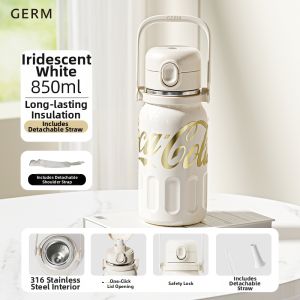 GERM | Insulated Stainless Steel Straw Water Bottle for Women and Kids