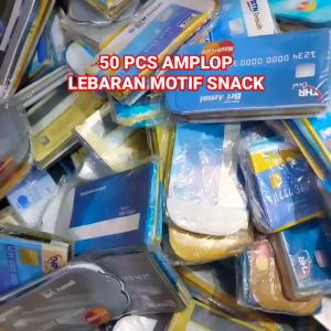 AMPLOP LEBARAN ISI 50 LEMBAR / PACK ANGPAU IDUL FITRI 7X11 CM