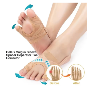 1PCS Fabric Bunion Orthosis Bunion Valgus Orthopedic Orthopedic Digit Separator Adjustable Toe Straightener Foot Care Toe Pain Relief Tools