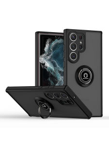 Magnetic Absorption Silicone Phone Case for Samsung S23 ULTRA A56 A24 FE A25 ULTRA Protective Cover Anti-Fall Frosted Womens Simple Style