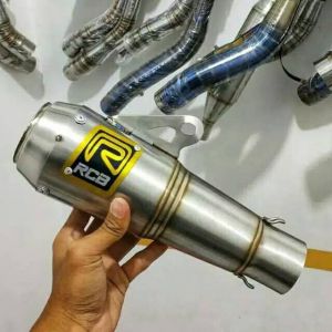 Slencer Knalpot Rcb Akra Kompetisi DM 50 Jupiter z Supra X C70 Revo Grand Astrea Terbaru Terlaris Termurah